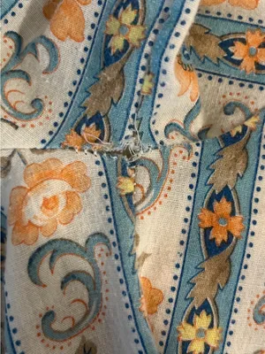 Vintage Sears Floral Nightgown 1970s Lace Trim Granny core Cottage Core 32/34 thumbnail 8