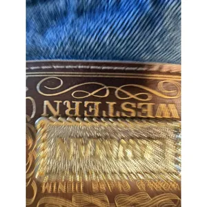 Vintage Lawman Straight Leg Jeans Women's 7 HIgh Rise Blue Western Cowgirl thumbnail 4