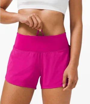 Lululemon Womens Ripened Raspberry Speed Up Short Long 4" Gym Running Shorts 14 thumbnail 1