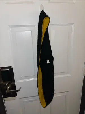 Pittsburgh Steelers Yellow & Black Knit Scarf, By Forever Collectibles 67”x7” thumbnail 5