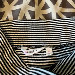 Athleta Black and White Striped‎ Stretch Knit Pencil Skirt Size S thumbnail 6