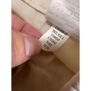 Banana Republic Tencel Wide Leg Cargo Pants Off‎ White High Rise 8 635698-00 thumbnail 9