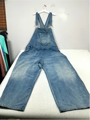 Wild Fable Womens Blue Denim Overall One-Piece 4X Plus Adjustable Pockets thumbnail 1