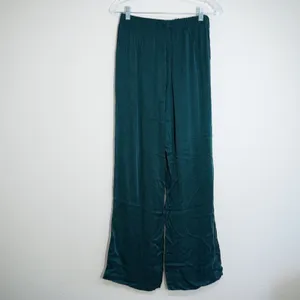 Haven Well Within Size Large NEW Forest Green Wide Leg Lounge Pants Soft Flowy thumbnail 5