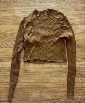 Garage brown sweater thumbnail 1