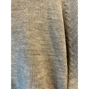 Quince Australian Merino Wool Cropped Mock Neck Sweater in Heather Grey Size L thumbnail 8