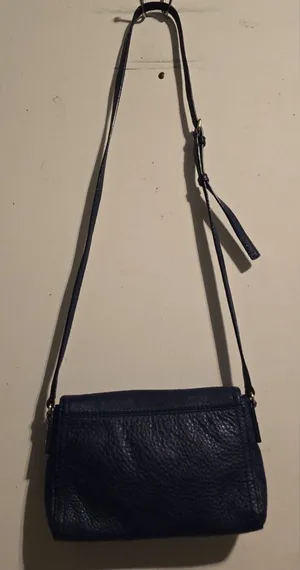 kate spade navy pebbled leather zipper wallet with gold hardware thumbnail 1