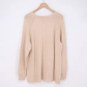 89th + Madison Sweater Womens 2X Beach Sand Melange Cotton New thumbnail 6