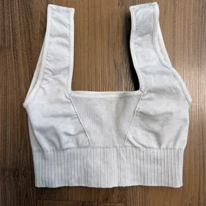 Free People $126 FP Movement Good Karma‎ Ice Gray White Sports Bra Leggings Set thumbnail 5