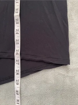 Lululemon Modal Open Up Tied Back T-shirt Black activewear yoga Pilates gym 8 thumbnail 8