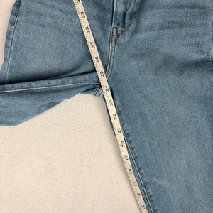 Levi's 724 High Rise Straight Crop Jeans Women's 24 Light Wash Casual Denim euc thumbnail 6