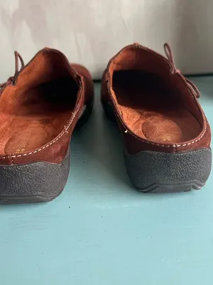 Naturalizer "Detail" Brown Suede Slide On Mule Flats Comfort Mules Size 7 thumbnail 7