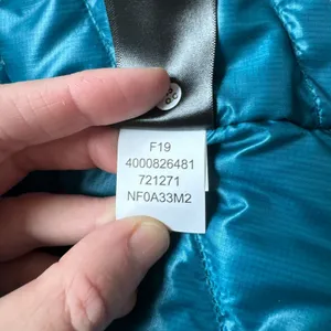 The North Face Down Puffer Coat Turquoise thumbnail 9