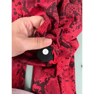 Lululemon Wunder Under Red Snake Print Yoga Gym Athletic Leggings Size 4‎ thumbnail 3