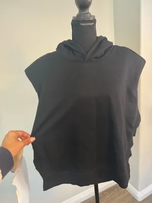 Alo Yoga Black Sleeveless Hoodie Size  thumbnail 6