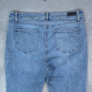 Sound/Style Farah Fit and‎ Flare Jeans Women 14 Blue Vintage Reunion Split Hem thumbnail 4