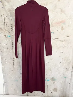 Lululemon Its Rulu Mock Neck Dress, Garnet thumbnail 5