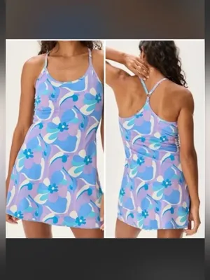 Outdoor Voices The Exercise Dress Size‎ Medium in Retro Haze thumbnail 2
