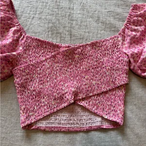Hello Molly Smocked Pink Floral Top thumbnail 3