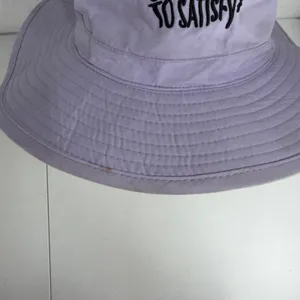 Dutch Bros OS Bucket Hat Lavender Guaranteed To Satisfy Embroidered Sun Hat thumbnail 5