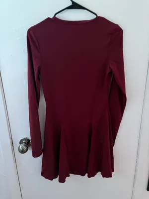 Shein Maroon Dress thumbnail 2