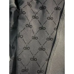 Alo Yoga Women's Airlift High Waist Capri Celeste Leggings Black Mesh Size L thumbnail 10