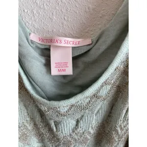 Victoria's‎ Secret Sage Green Pointelle Knit Maxi Dress Sleeveless M thumbnail 3