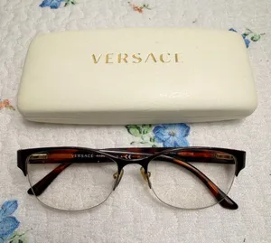 Versace Tortoiseshell Brown Glasses MOD 1222 1344 53017 140 thumbnail 1