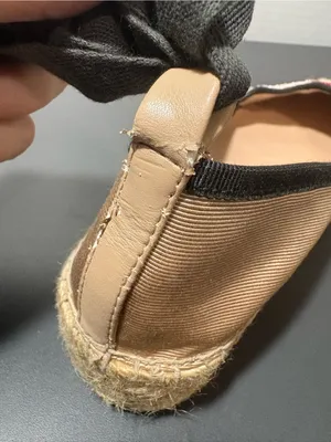 BIBI LOU Red-Accent Beaded Espadrille Flats with Ankle Ties thumbnail 8