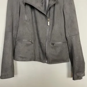 Kut from the Kloth Faux Suede Moto Jacket Women Size Zip-Up Motorcycle thumbnail 4