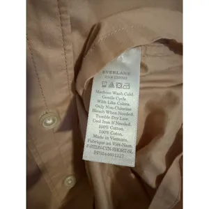 Everlane Womens Sleeveless Button Down Cotton Poplin Shirt Dusty Rose Size 6 thumbnail 9