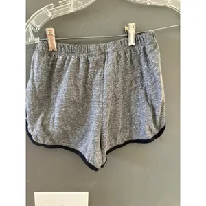 John Galt Brandy Melville Gray Heather‎ Dolphin Shorts Black Trim OS Womens thumbnail 2