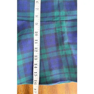Vineyard Vines Plaid Mini Skirt Navy Green Black Watch Tartan Flounce Hem High‎ Waisted Preppy thumbnail 14