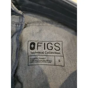 FIGS Technical Collection Scrub Pants Size Small Heather Gray Zip Pockets thumbnail 11