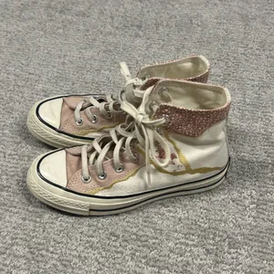 Converse Chuck Shoes Womens 5.5 70s Egret Golden Repair High Top Floral Sneakers thumbnail 5