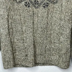 Vintage Northwest Blue‎ Wool Blend Sweater Tan Size L thumbnail 4