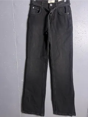 FREE PEOPLE~We The Free Sabine Slim Straight Leg Bootcut Jeans Size 24 NWT thumbnail 5