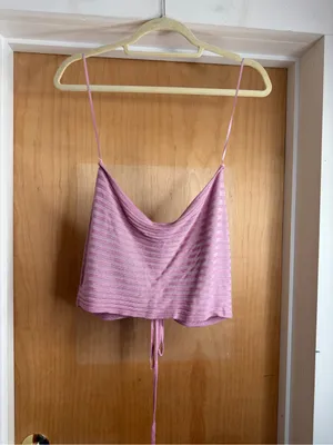 NWT! LELIS Collection Women’s Pink Ribbed Knit Two-Piece Skirt Set. Size: Large thumbnail 5