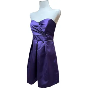 Bachelorettes Strapless Dress Purple 10 thumbnail 2