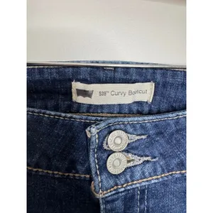 Levi's 529 Curvy Bootcut Jeans Women Size 10 Medium Blue Excellent Stretch Denim thumbnail 2