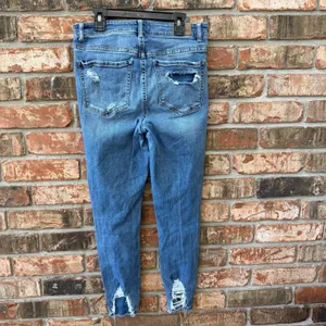 BKE Parker Skinny Jeans SIZE 28 Distressed Ankle Skinny High Rise Buckle Denim thumbnail 7