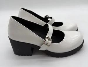 Dirty Laundry Chunky Heel Platform White Lug Sole Mary Jane Loafer 10 Y2K thumbnail 1