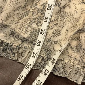 New Abercrombie & Fitch Snakeskin Halter Mini Dress Small Tie‎ Belt Flowy thumbnail 12