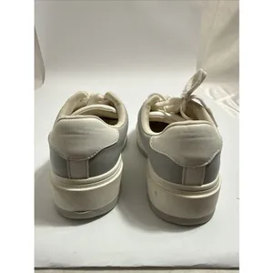 Madden Girl Natlie Sneakers Womens Size 7M White Grey Preowned thumbnail 6