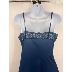 Vtg 60s Hollywood Vassarette Lace Trim Silky Slip Dress Sz Small Dark Coquette thumbnail 7