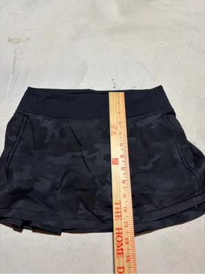 Lululemon Black Camo Active Skort 2 thumbnail 2