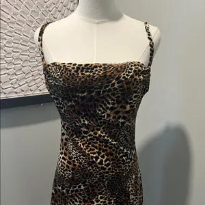 Frederick's of Hollywood Brown Leopard Mini Dress thumbnail 2