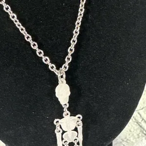 Skeleton Necklace Moveable Limb Steampunk Punk Skull Glow In The Dark Necklace thumbnail 7