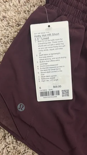 Lululemon Hotty Hot High-Rise Shorts 2.5” thumbnail 5