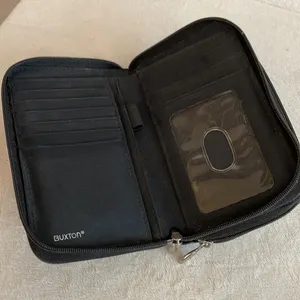 Buxton Black Leather Zip thumbnail 3